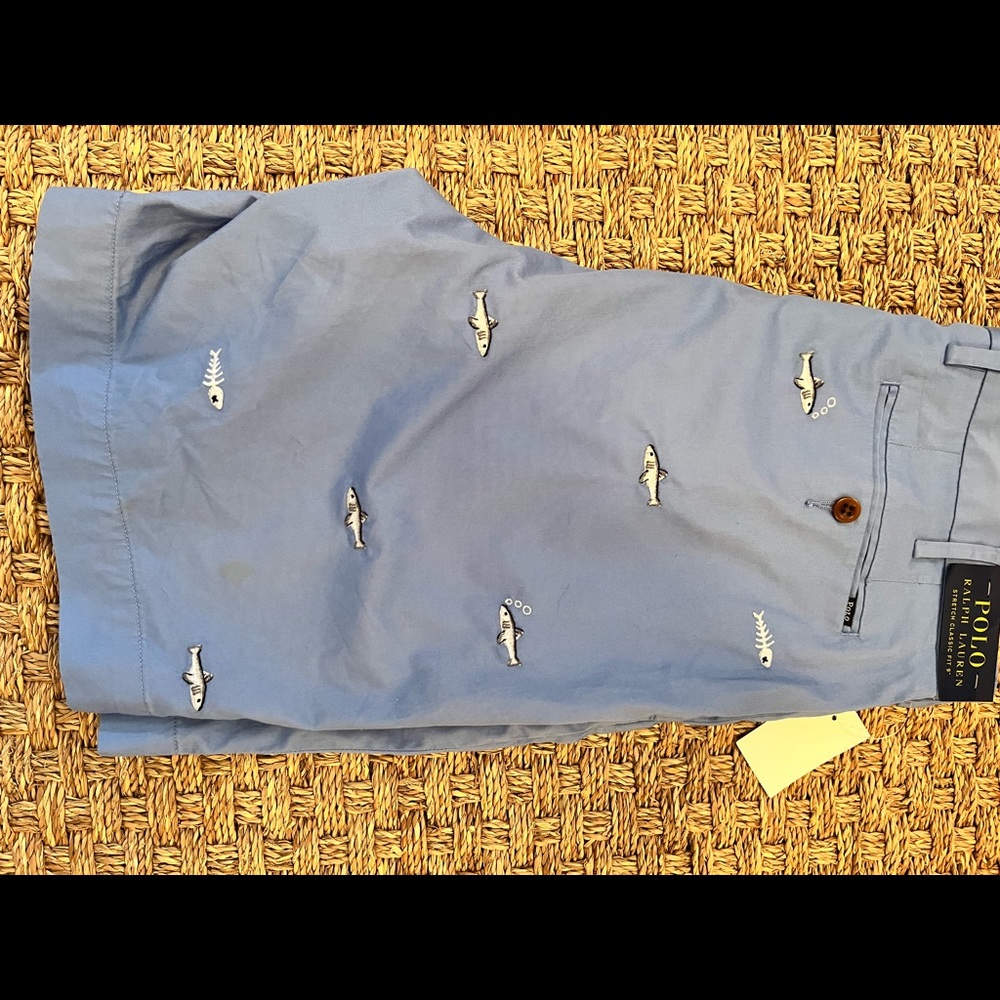 Polo Ralph Lauren shorts with embroidered fish